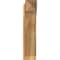 Ekena Millwork Traditional Arts & Crafts Rough Sawn Outlooker, Western Red Cedar, 8"W x 34"D x 34"H OUT08X34X34TRA03RWR - alternate 3